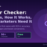 Gender checker tool - predict gender from first name
