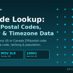 ZIP code lookup tool - validate postal codes